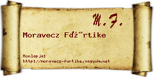 Moravecz Fürtike névjegykártya